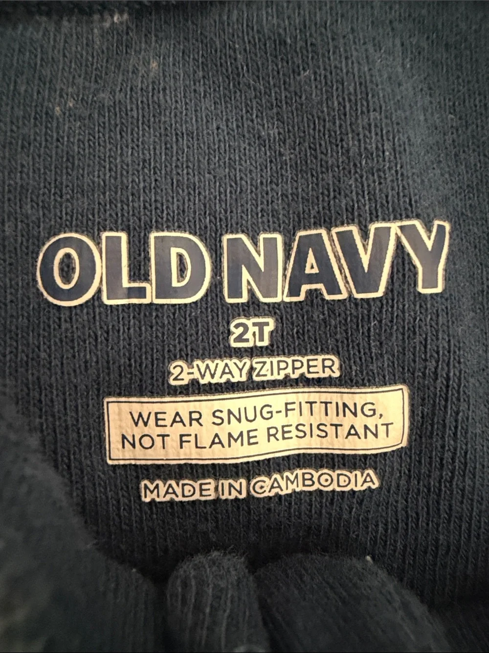 Kids Navy 'Happy Birthday' One-Piece Pajama